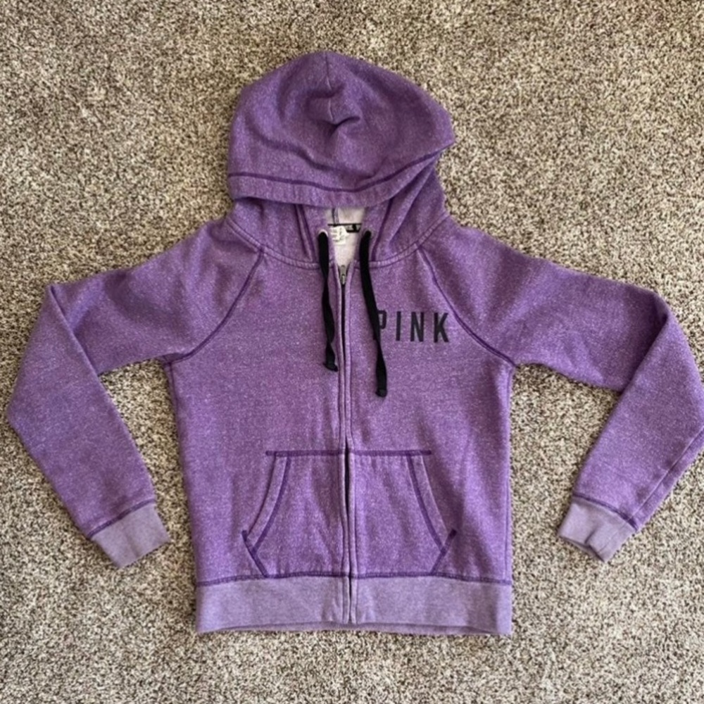 VS PINK zip up sweatshirt